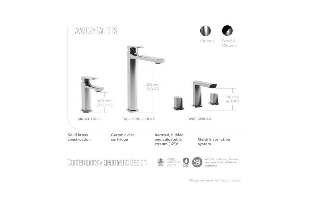 Kalia - Grafik - Single hole Faucet