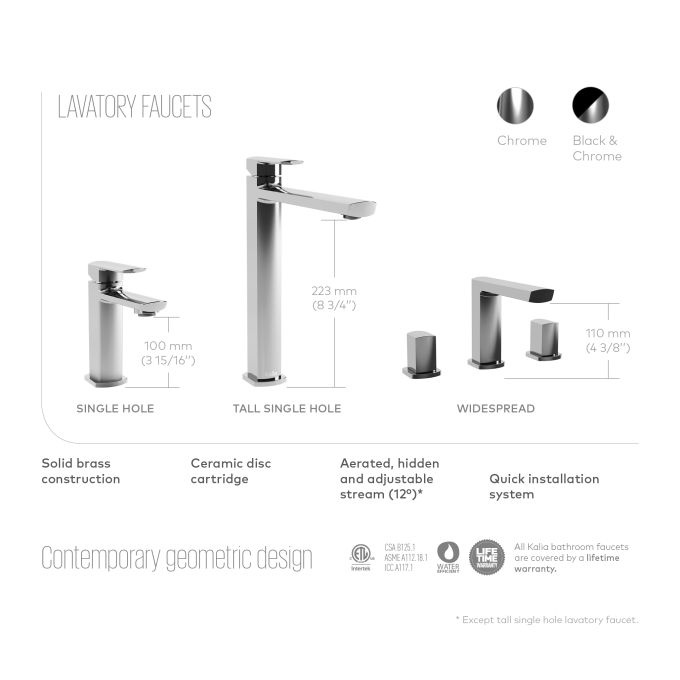 Kalia - Grafik - Single hole Faucet