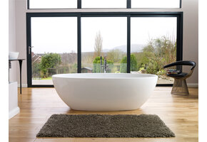 Victoria + Albert - Barcelona - Barcelona 70" x 34" Freestanding Bathtub - Standard White - BAR-N-SW-OF
