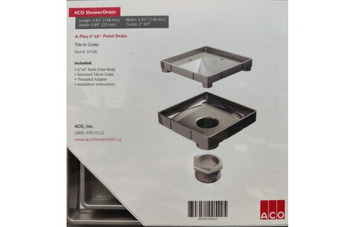 ACO - Q Plus Point Tile Drain