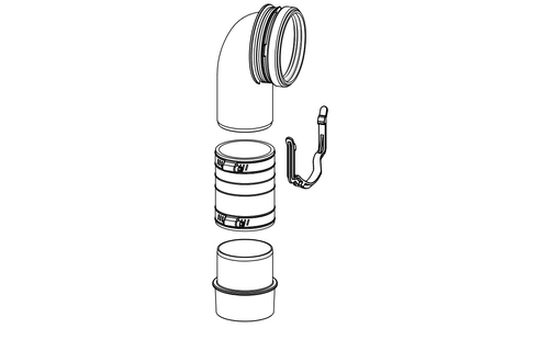 TOTO - 2x4 OUTLET ASSEMBLY - IN WALL