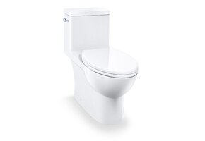 Caroma Caravelle Smart 270 1-Piece Toilet with Soft Closing Seat (Side Flush)