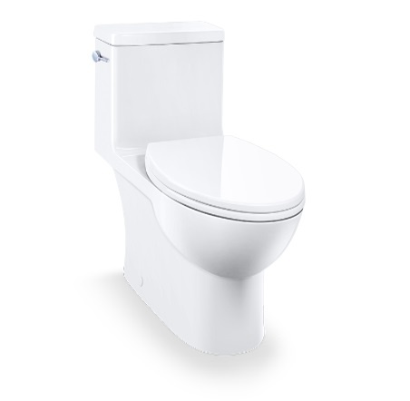 Caroma Caravelle Smart 270 1-Piece Toilet with Soft Closing Seat (Side Flush)