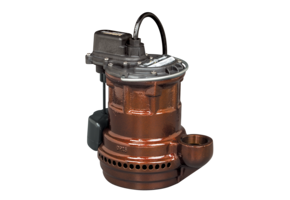 Liberty Pumps - 243 -1/4 hp, Submersible Sump Pump, Cast iron, wide angle float with series plug, 115V.