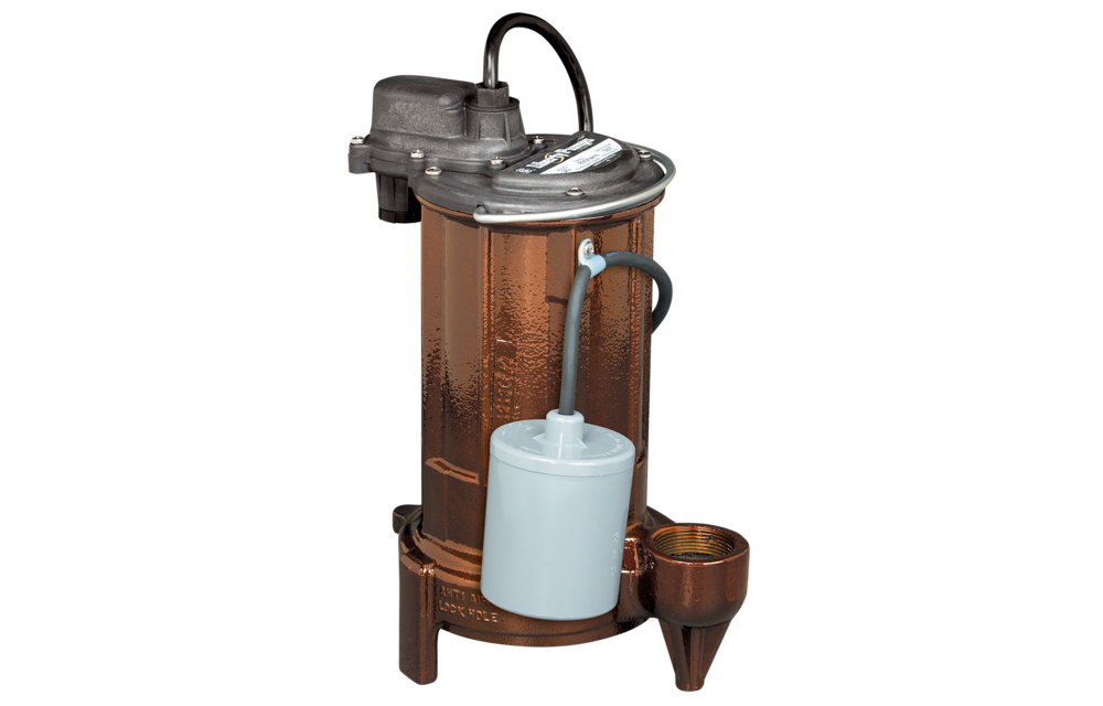 Liberty Pumps - 1/2 hp, Submersible Effluent Sump Pump, Cast iron, wide angle float with series plug, 115V - 283