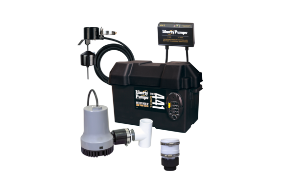 Liberty Pumps - 441 -Battery back-up emergency sump pump system, 12V, with alarm