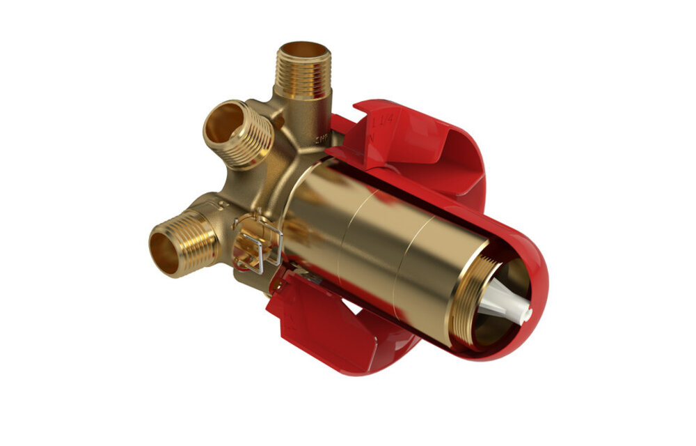 Riobel - 3-Way Type T/P (Thermostatic/Pressure Balance) Coaxial Valve Rough - R45