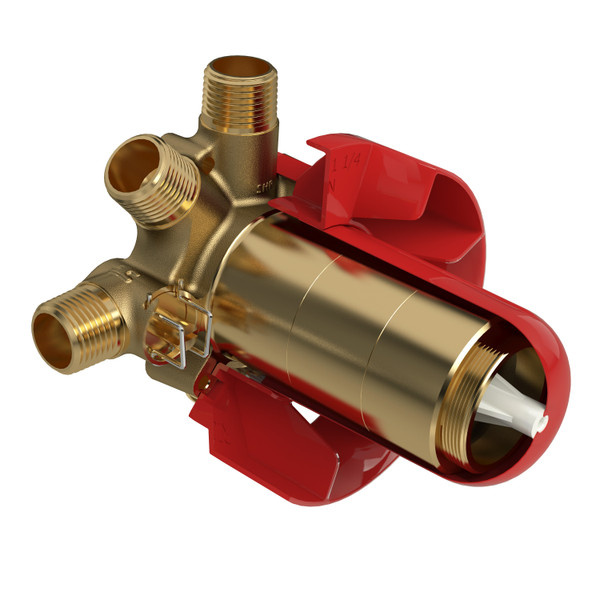 Riobel - 3-Way Type T/P (Thermostatic/Pressure Balance) Coaxial Valve Rough - R45