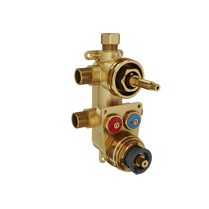 Baril - 2-way TP rough (shared ports) - 1/2” male NPT or welded copper connections - RVA-9521-00-B