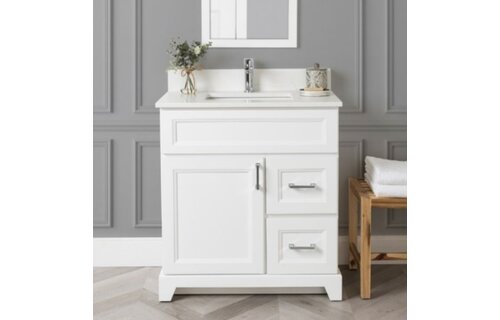 Stonewood - 18" Deep Vanity - 30" Right Drawer - Classic Series