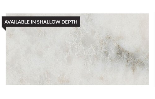 Stonewood - 18" x 43" Deep Individual Quartz top with Sink -