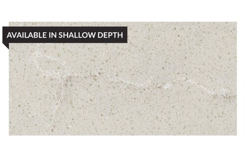 Stonewood - 18" x 43" Deep Individual Quartz top with Sink -