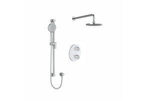 Dupont Clearance Kit - 4 - Round - Chrome Thermostatic