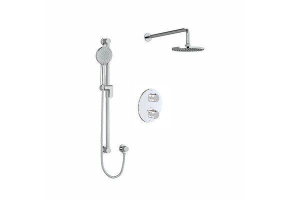 Dupont Clearance Kit - 4 - Round - Chrome Thermostatic