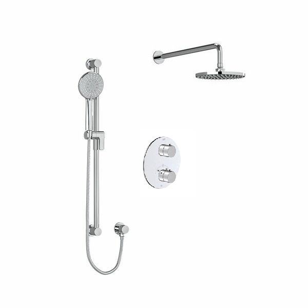 Dupont Clearance Kit - 4 - Round - Chrome Thermostatic