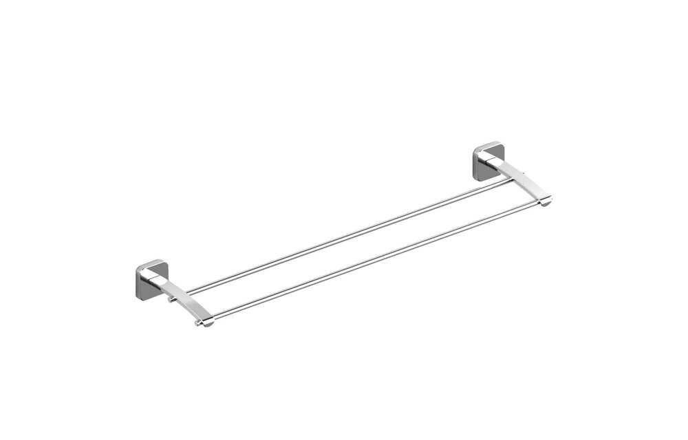 Riobel - 60 cm (24") Double Towel Bar - Chrome - SA6C