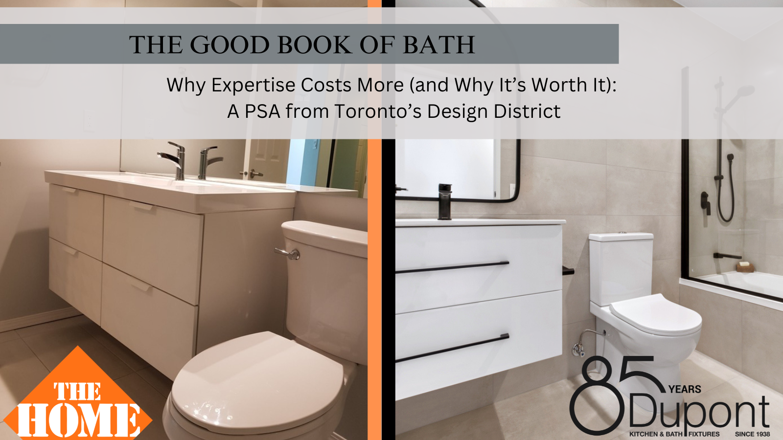 Why Expertise Costs More (and Why it's Worth it): A PSA from Toronto's Design District