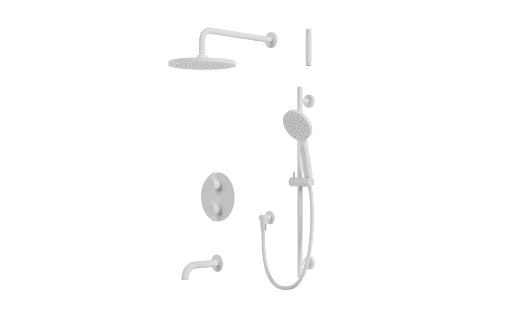 Aquabrass Xpress - UMIX - Tub Shower Kit - Round -