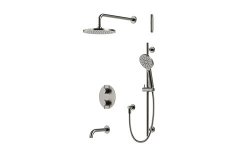Aquabrass Xpress - UMIX - Tub Shower Kit - Round -