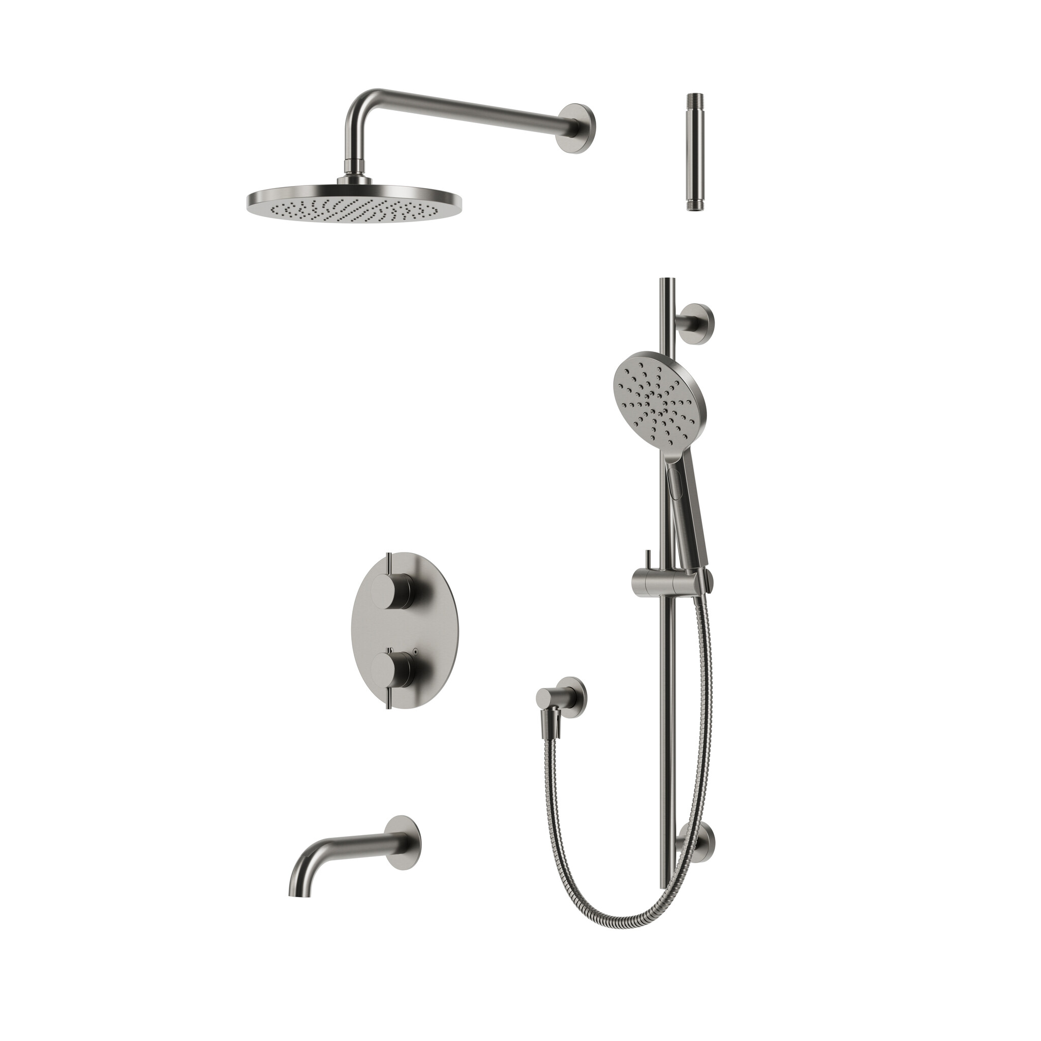 Aquabrass Xpress - UMIX - Tub Shower Kit - Round -