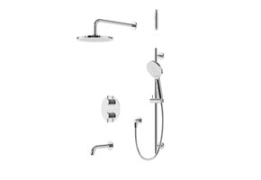 Aquabrass Xpress - UMIX - Tub Shower Kit - Round -