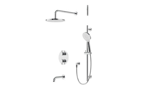 Aquabrass Xpress - UMIX - Tub Shower Kit - Round -