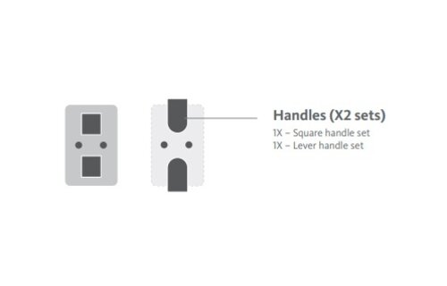 Aquabrass Xpress - UMIX - Shower Kit - Square -