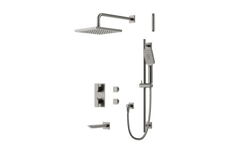 Aquabrass Xpress - UMIX - Tub Shower Kit - Square -