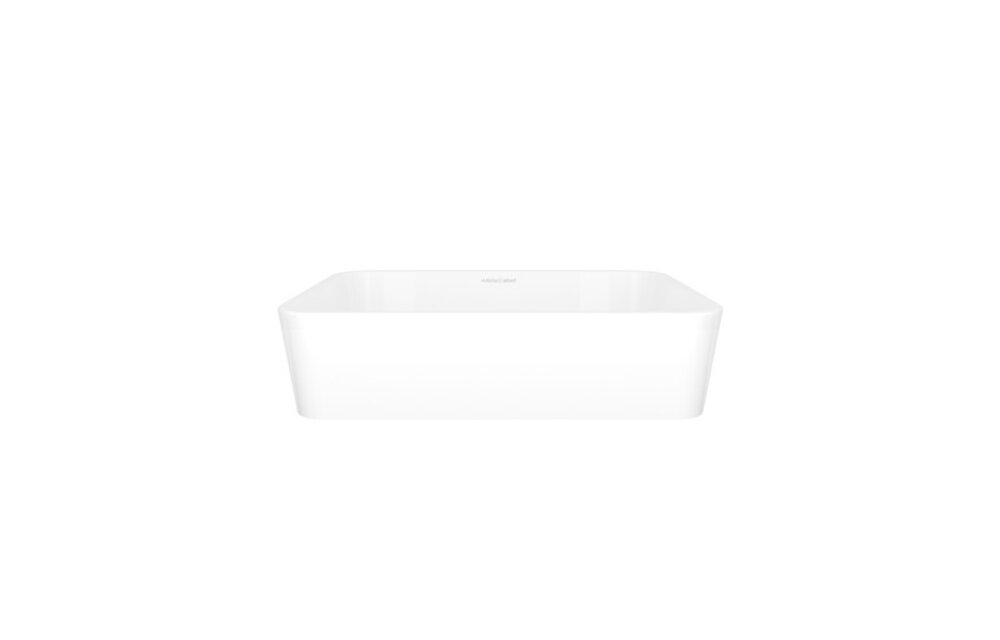 Victoria + Albert - Edge 18" x 13" Rounded Rectangle Vessel Lavatory Sink - Standard White -