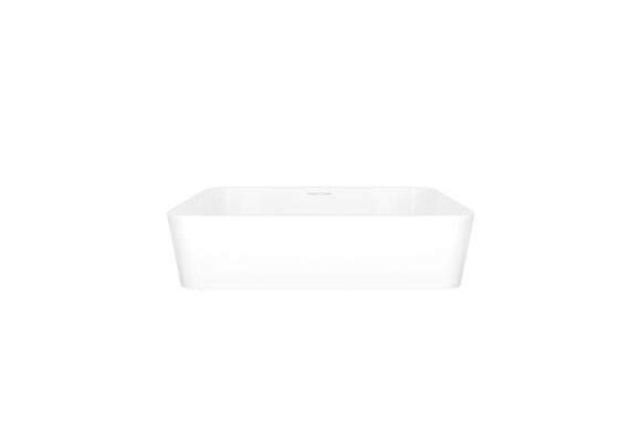 Victoria + Albert - Edge 18" x 13" Rounded Rectangle Vessel Lavatory Sink - Standard White -
