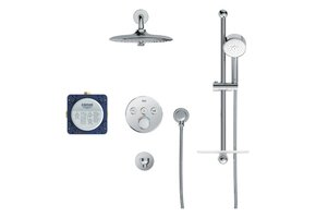 Grohe - Euphoria™ SmartControl® Thermostatic Triple Function Shower Kit - Chrome -