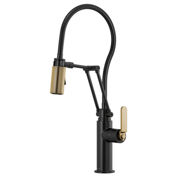 Brizo - Articulating Kitchen Faucet with Finished Hose