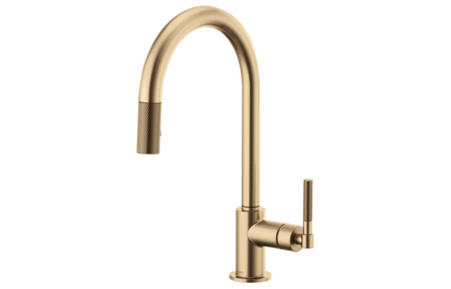 Brizo - Litze - Pull Down Kitchen Faucet - Knurled Handle