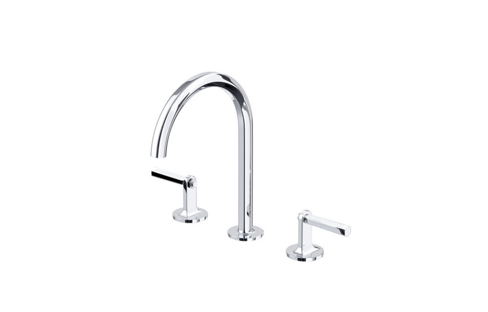 ROHL - Modelle™ Widespread Lavatory Faucet - C-Spout - Lever Handles