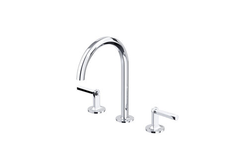 ROHL - Modelle™ Widespread Lavatory Faucet - C-Spout - Lever Handles