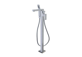 Aquabrass - Madison - Floormount Tub Filler W/Handshower