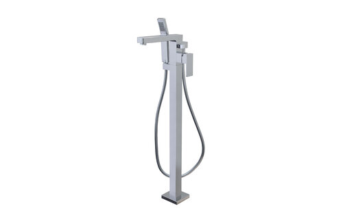 Aquabrass - Madison - Floormount Tub Filler W/Handshower