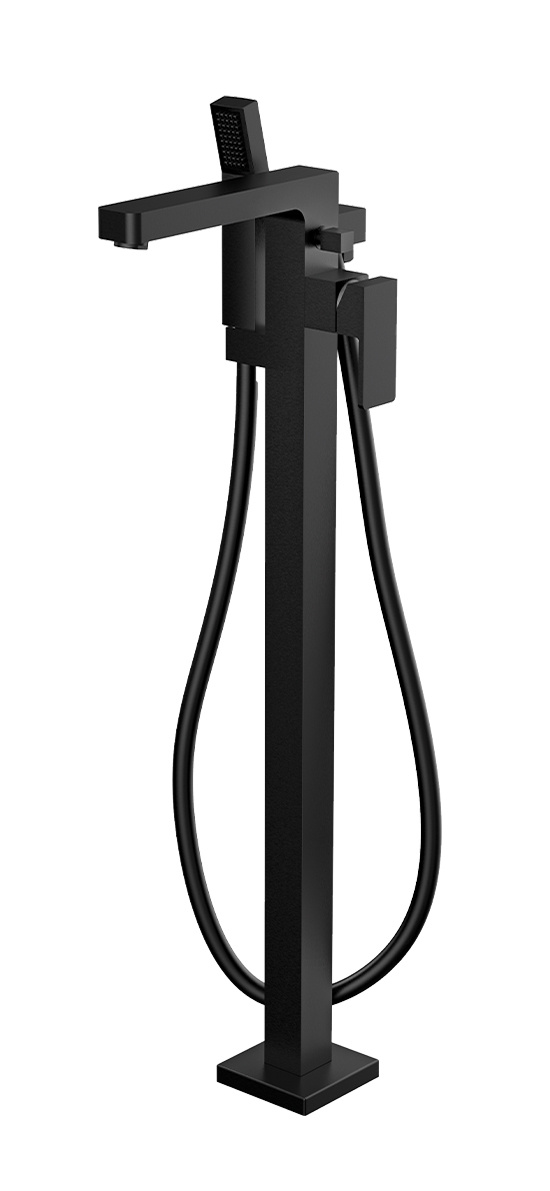 Aquabrass - Madison - Floormount Tub Filler W/Handshower