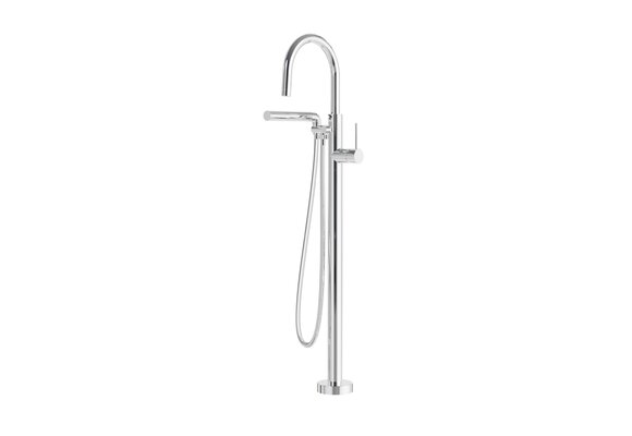 Aquabrass - UMIX - Floor Tub Filler W/Handshower