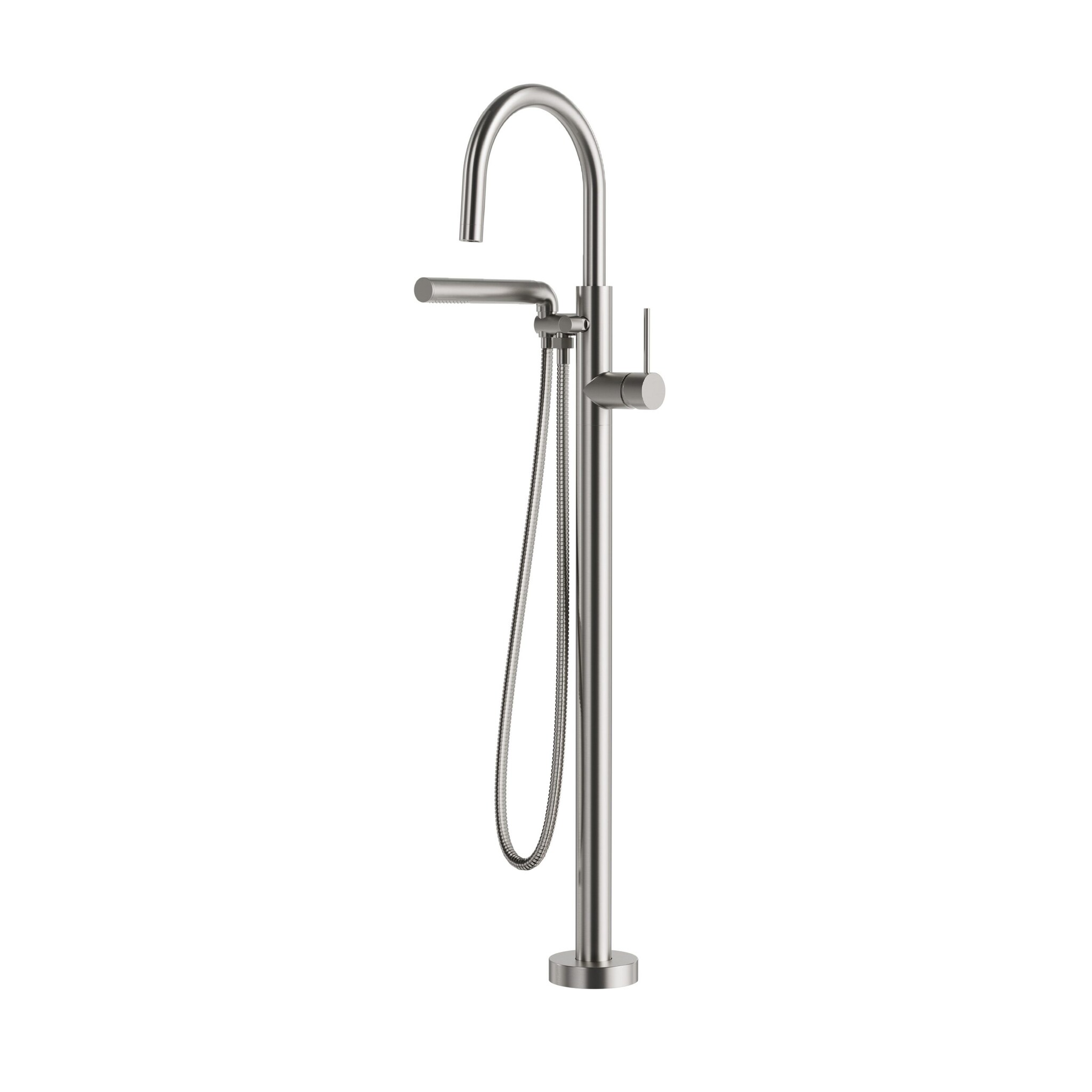 Aquabrass - UMIX - Floor Tub Filler W/Handshower