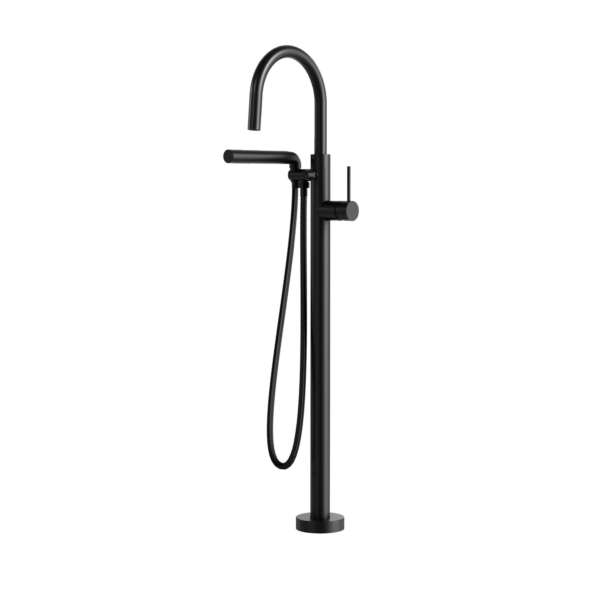 Aquabrass - UMIX - Floor Tub Filler W/Handshower