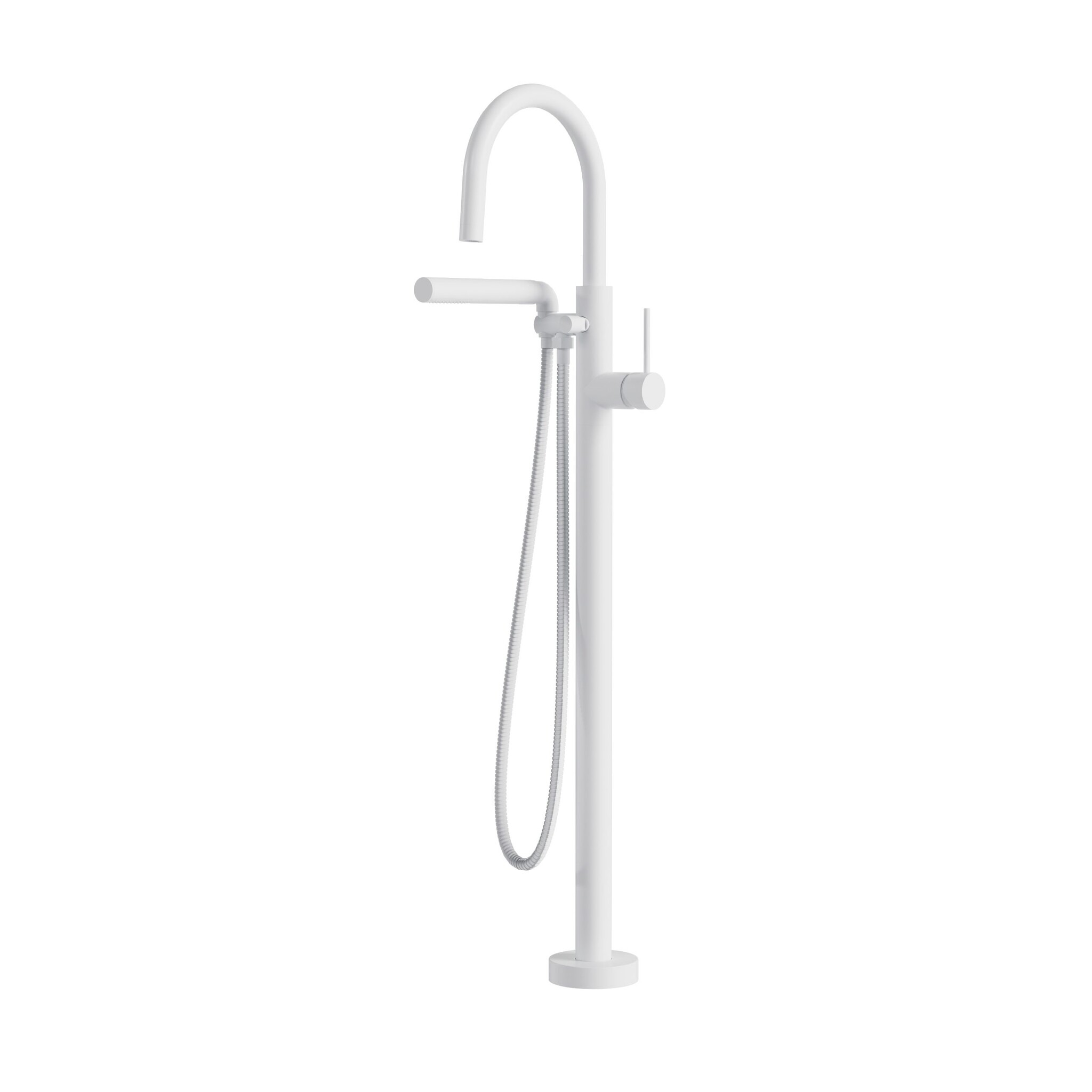 Aquabrass - UMIX - Floor Tub Filler W/Handshower