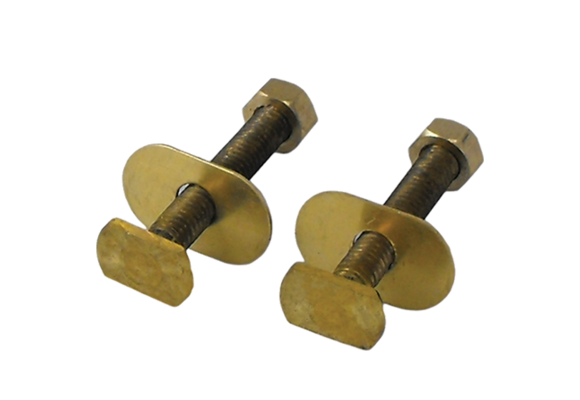 Sloid Brass Toilet Bolts -