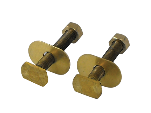 Sloid Brass Toilet Bolts -