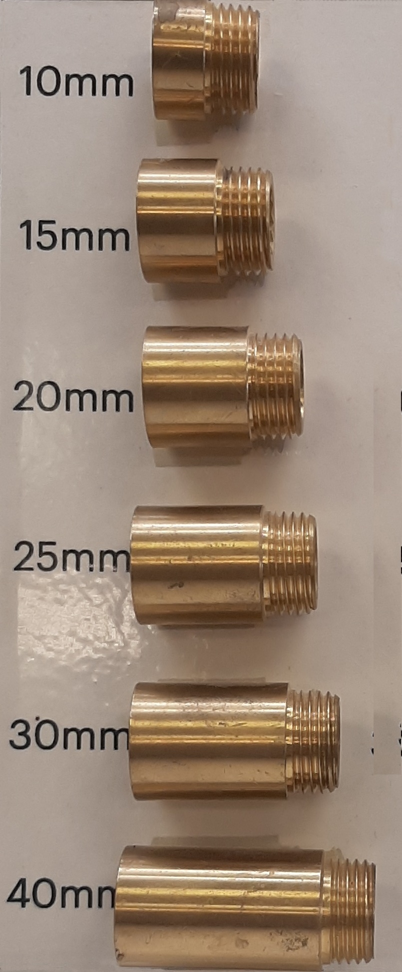 1/2" Brass Extensions