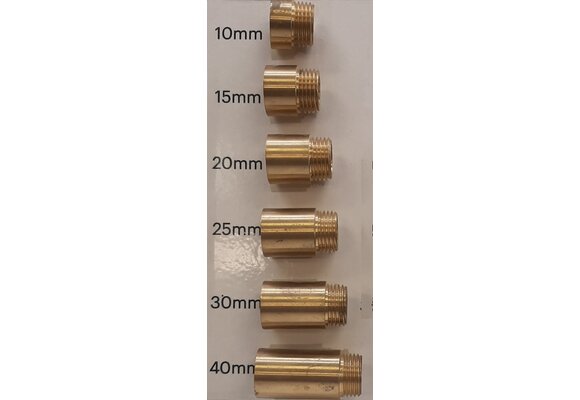 1/2" Brass Extensions
