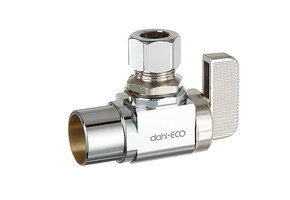 Dahl - Mini-Ball Valves - 1/2 Female Solder  x 3/8 OD Comp