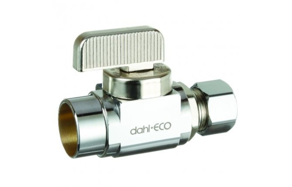 Dahl - Mini-Ball™ Valves - 1/2 Fem Solder x 3/8 OD Comp - 511-13-31