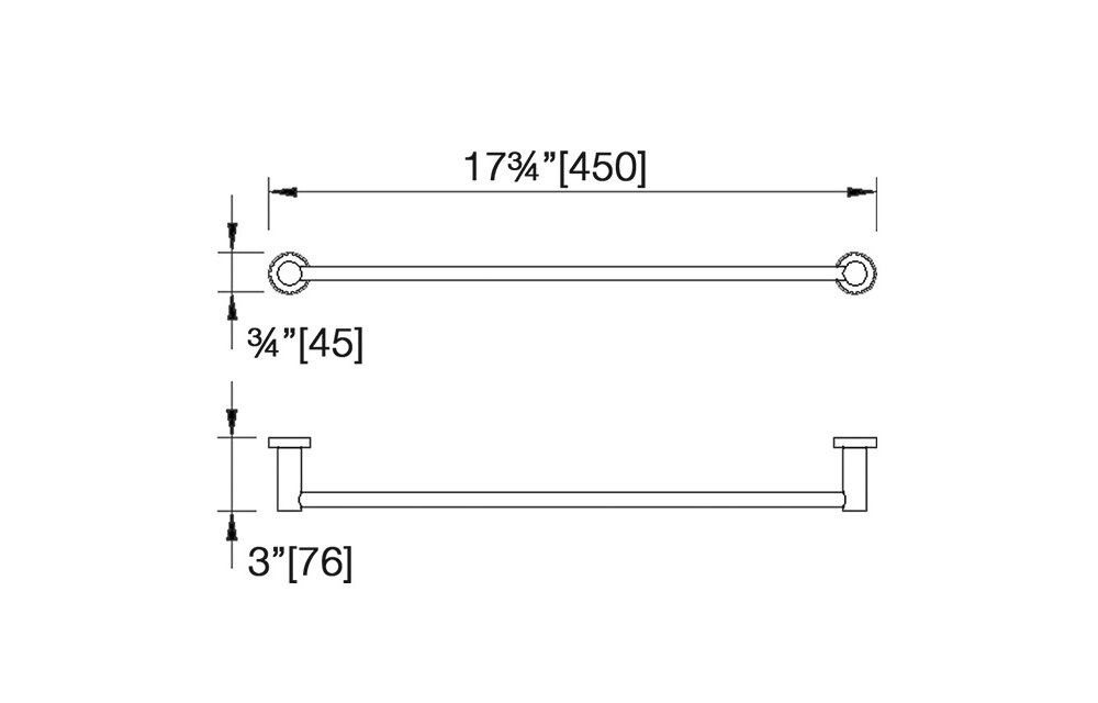 Laloo - Tyme - Towel Bar -