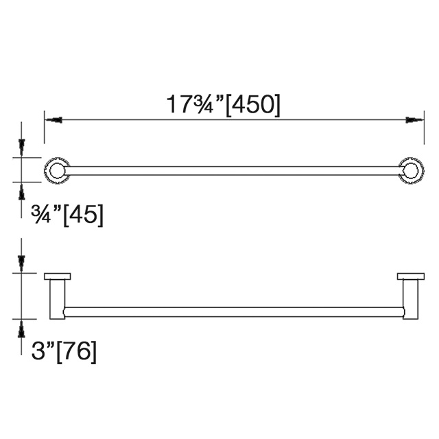 Laloo - Tyme - Towel Bar -